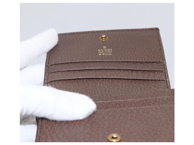 GUCCI GG Supreme Kompaktgeldbörse aus PVC Beige 648121 Auth ARZ208M - Ansicht 20