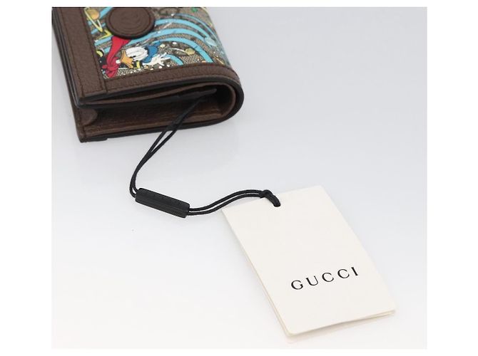 GUCCI GG Supreme Kompaktgeldbörse aus PVC Beige 648121 Auth ARZ208M - Ansicht 8