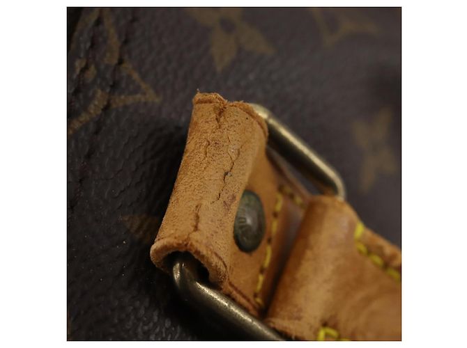 LOUIS VUITTON Borsa Boston Monogram Keepall 55 M41424 LV Auth BA10839 Monogramma - vista 10