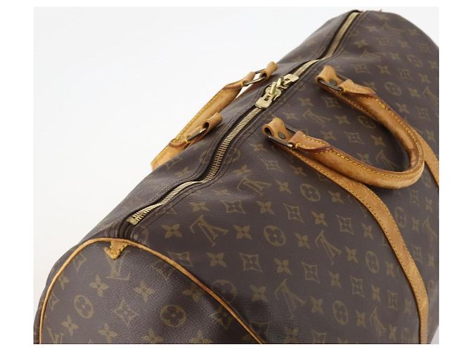 LOUIS VUITTON Borsa Boston Monogram Keepall 55 M41424 LV Auth BA10839 Monogramma - vista 6