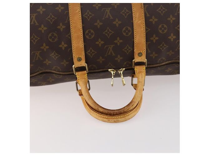 LOUIS VUITTON Borsa Boston Monogram Keepall 55 M41424 LV Auth BA10839 Monogramma - vista 7