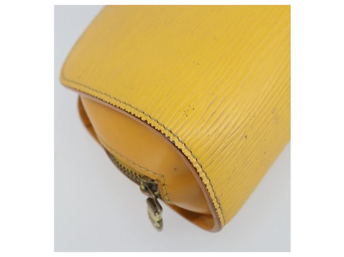 LOUIS VUITTON Pochette Dauphine PM Epi Giallo M48449 LV Auth LNZ367 - vista 14