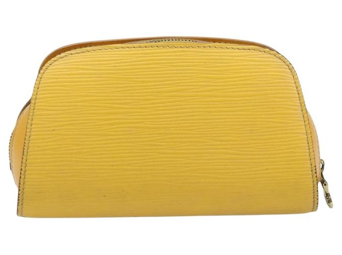 LOUIS VUITTON Pochette Dauphine PM Epi Giallo M48449 LV Auth LNZ367 - vista 2