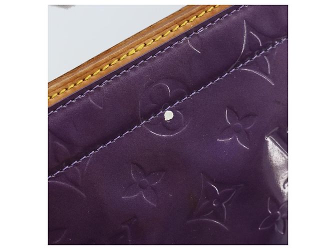 LOUIS VUITTON Borsa Tote Stanton Monogram Vernis Viola M91079 Auth gh1795 Porpora - vista 10