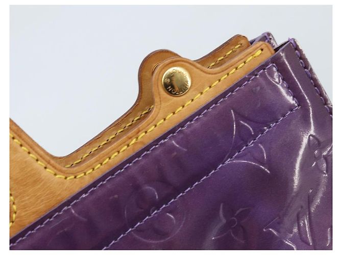 LOUIS VUITTON Borsa Tote Stanton Monogram Vernis Viola M91079 Auth gh1795 Porpora - vista 18