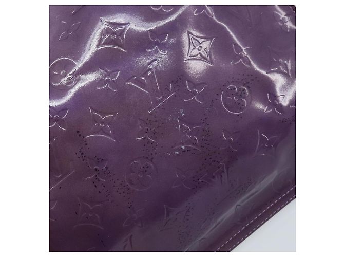 LOUIS VUITTON Borsa Tote Stanton Monogram Vernis Viola M91079 Auth gh1795 Porpora - vista 9