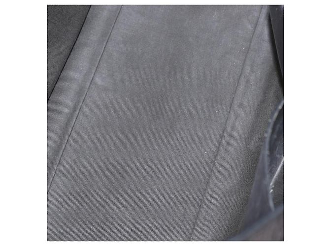 Berluti Calligraphy To Joule Tote Bag aus schwarzem Leder mit Silber authentisch 172921 - Ansicht 10