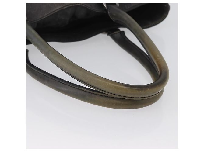 Berluti Calligraphy To Joule Tote Bag aus schwarzem Leder mit Silber authentisch 172921 - Ansicht 7