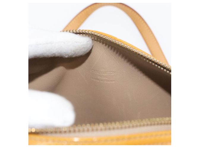 LOUIS VUITTON Bolso de Mano Monogram Vernis Bedford Beige M91006 LV Auth 172820 - vista 10