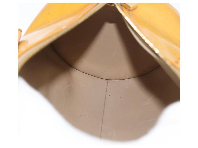 LOUIS VUITTON Bolso de Mano Monogram Vernis Bedford Beige M91006 LV Auth 172820 - vista 18