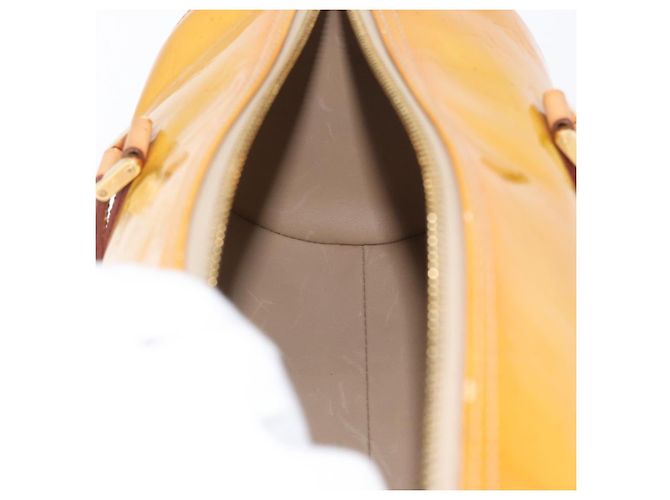 LOUIS VUITTON Bolso de Mano Monogram Vernis Bedford Beige M91006 LV Auth 172820 - vista 19