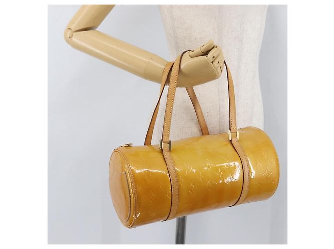 LOUIS VUITTON Bolso de Mano Monogram Vernis Bedford Beige M91006 LV Auth 172820 - vista 20