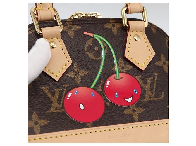 LOUIS VUITTON Monogram Ciliegia Nano Alma Borsa M13416 LV Auth BA11050SM Monogramma - vista 20