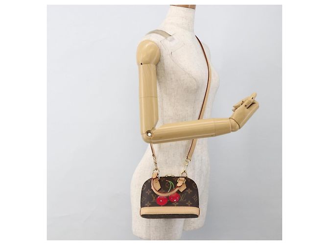 LOUIS VUITTON Monogram Ciliegia Nano Alma Borsa M13416 LV Auth BA11050SM Monogramma - vista 25