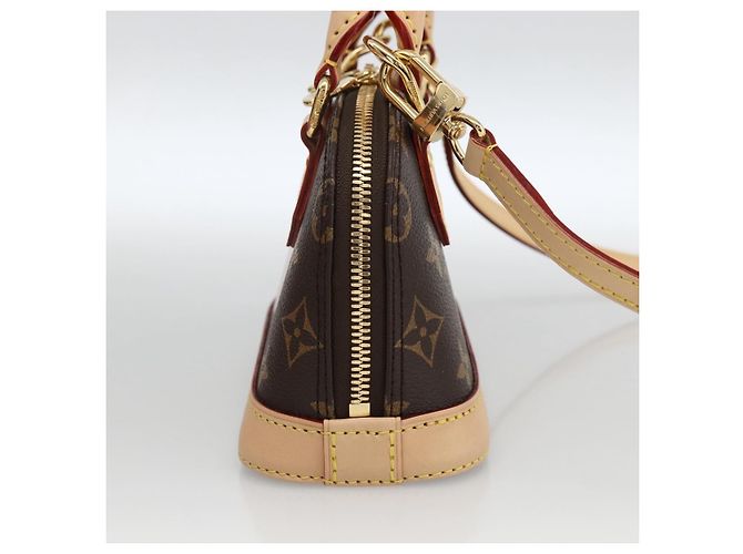 LOUIS VUITTON Monogram Ciliegia Nano Alma Borsa M13416 LV Auth BA11050SM Monogramma - vista 3