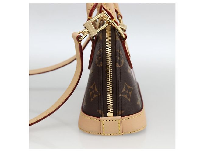 LOUIS VUITTON Monogram Ciliegia Nano Alma Borsa M13416 LV Auth BA11050SM Monogramma - vista 4