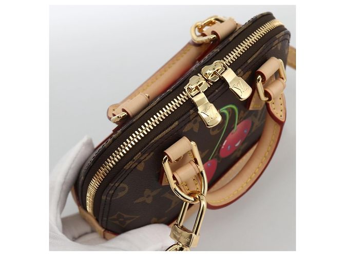 LOUIS VUITTON Monogram Ciliegia Nano Alma Borsa M13416 LV Auth BA11050SM Monogramma - vista 6
