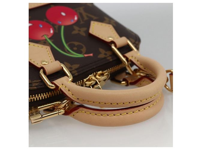 LOUIS VUITTON Monogram Ciliegia Nano Alma Borsa M13416 LV Auth BA11050SM Monogramma - vista 7