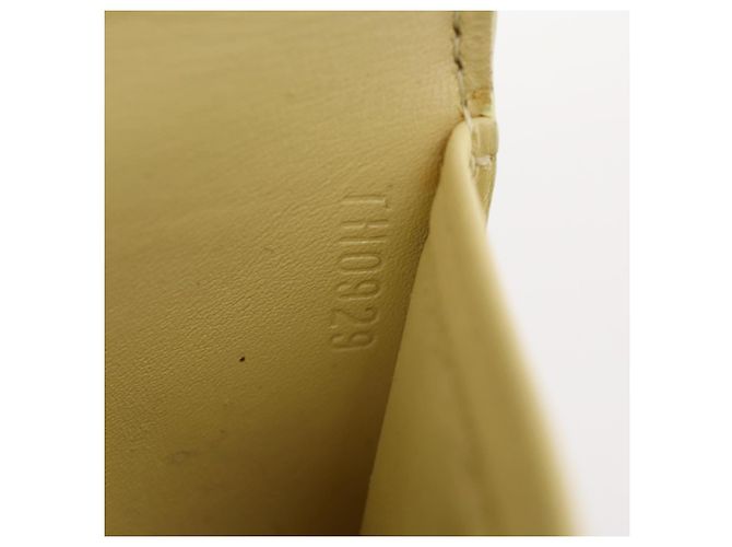 LOUIS VUITTON Monogram Vernis Walker Geldbörse Limone Gelb M91074 LV Auth BA10750 Golden - Ansicht 12