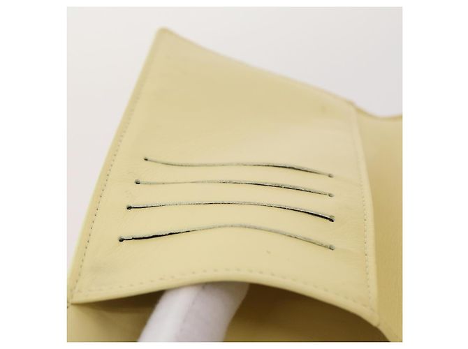 LOUIS VUITTON Monogram Vernis Walker Geldbörse Limone Gelb M91074 LV Auth BA10750 Golden - Ansicht 23