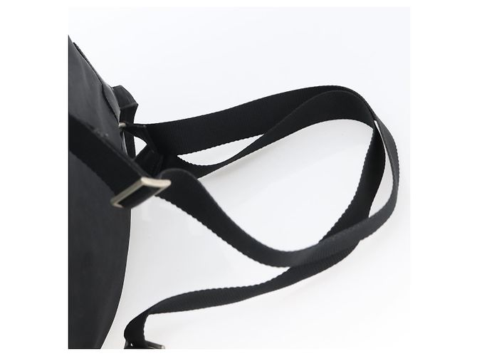 Zaino PRADA in nylon argento nero Auth bs33518 - vista 15