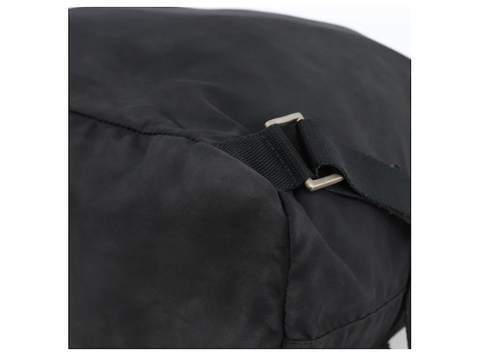 Zaino PRADA in nylon argento nero Auth bs33518 - vista 18