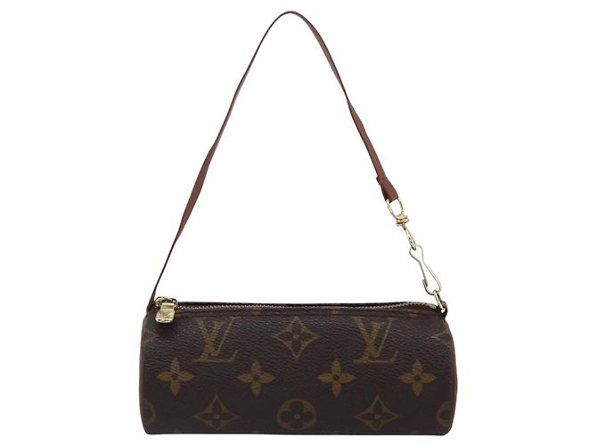LOUIS VUITTON Monogram Papillon Pouch LV Auth 166258A - view 13
