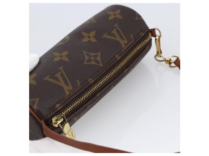 LOUIS VUITTON Monogram Papillon Pouch LV Auth 166258A - view 6