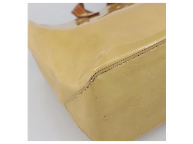 LOUIS VUITTON Borsa a Mano Monogram Vernis Reade PM Beige M91334 LV Auth LNZ014 - vista 14
