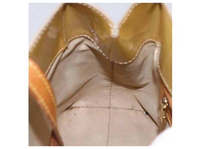 LOUIS VUITTON Borsa a Mano Monogram Vernis Reade PM Beige M91334 LV Auth LNZ014 - vista 18