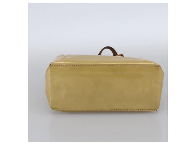 LOUIS VUITTON Borsa a Mano Monogram Vernis Reade PM Beige M91334 LV Auth LNZ014 - vista 5
