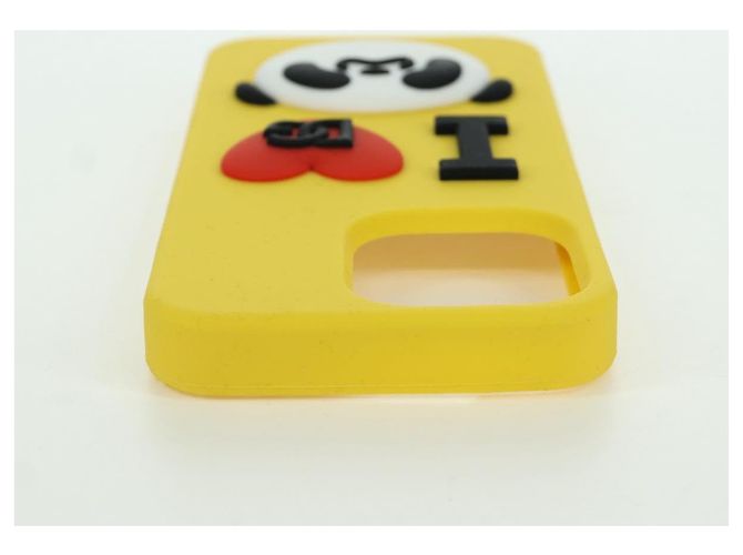 Dolce & Gabbana DOLCE&GABBANA D&G x Jujutsu Kaisen Custodia iPhone 13 Pro Panda Gialla Auth 166921SM Giallo - vista 14