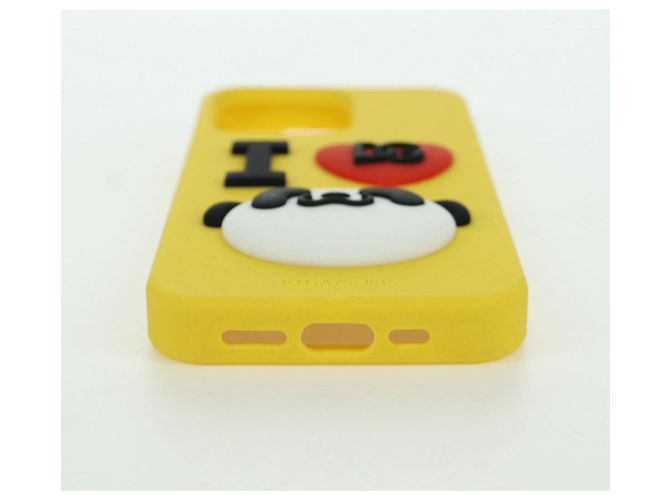 Dolce & Gabbana DOLCE&GABBANA D&G x Jujutsu Kaisen Custodia iPhone 13 Pro Panda Gialla Auth 166921SM Giallo - vista 15