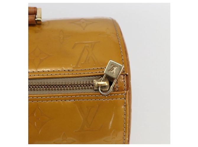 LOUIS VUITTON Borsa a Mano Monogram Vernis Bedford Beige M91006 LV Auth gh1830 - vista 17