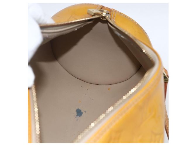 LOUIS VUITTON Borsa a Mano Monogram Vernis Bedford Beige M91006 LV Auth gh1830 - vista 18