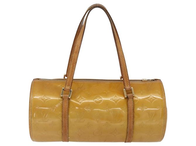 LOUIS VUITTON Borsa a Mano Monogram Vernis Bedford Beige M91006 LV Auth gh1830 - vista 2