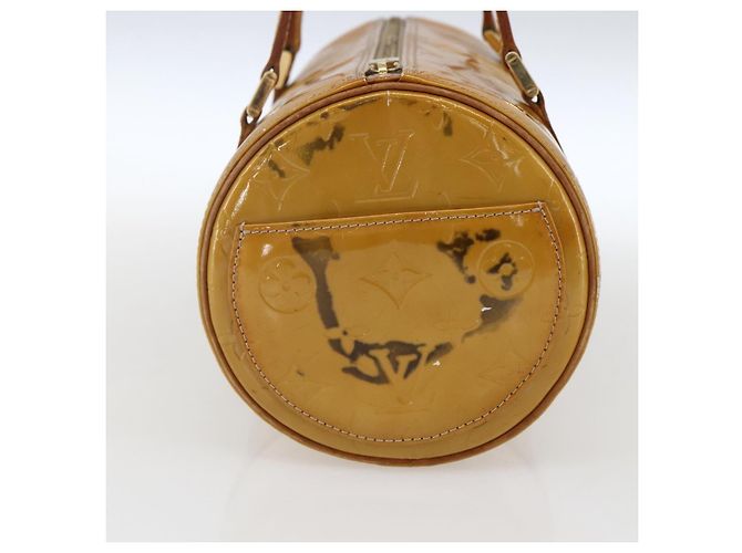 LOUIS VUITTON Borsa a Mano Monogram Vernis Bedford Beige M91006 LV Auth gh1830 - vista 3