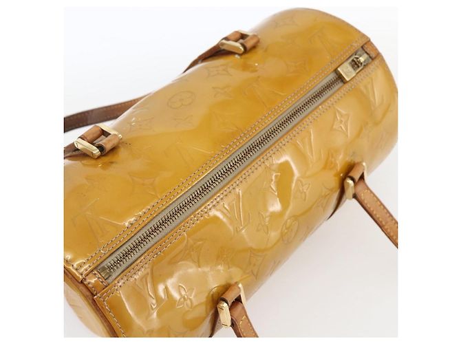 LOUIS VUITTON Borsa a Mano Monogram Vernis Bedford Beige M91006 LV Auth gh1830 - vista 6
