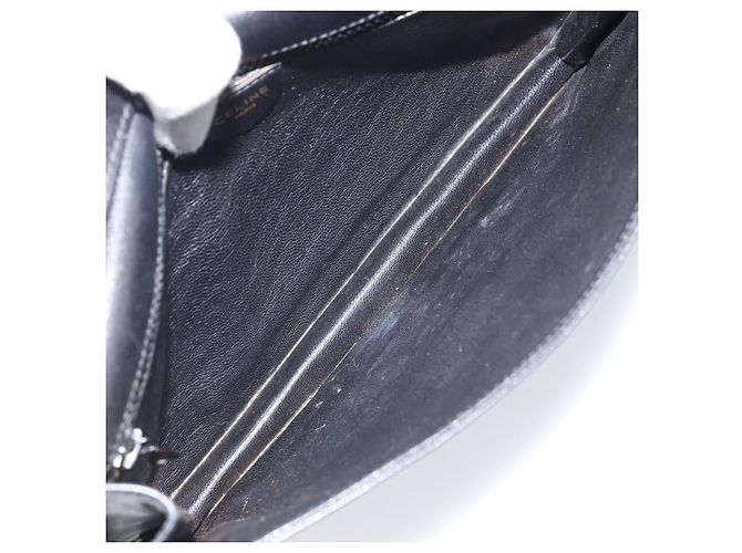 Céline CELINE Schultertasche aus Leder Schwarz Gold Auth ki6485 Golden - Ansicht 11
