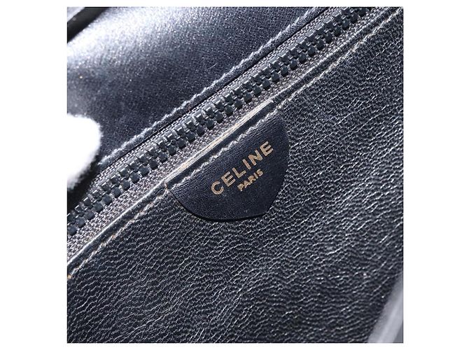Céline CELINE Schultertasche aus Leder Schwarz Gold Auth ki6485 Golden - Ansicht 18