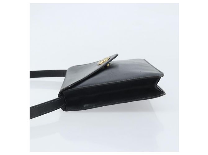 Céline CELINE Schultertasche aus Leder Schwarz Gold Auth ki6485 Golden - Ansicht 4