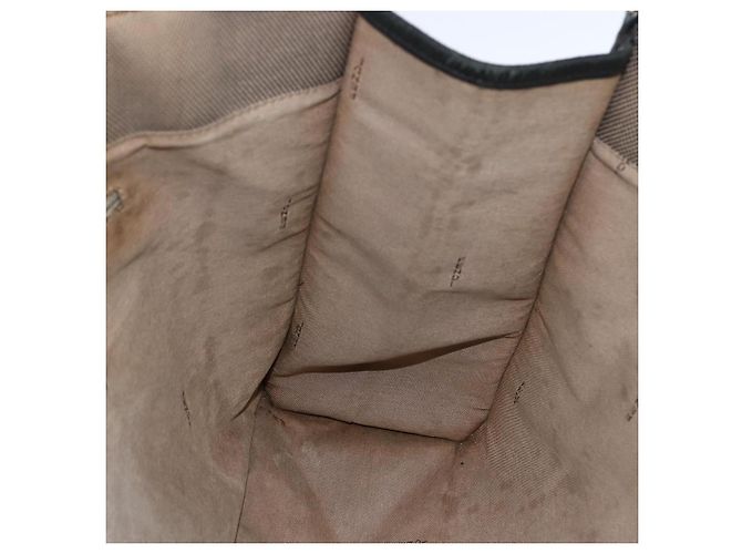 FENDI Tote Bag aus braunem Canvas mit Silber authentisch bs33677 - Ansicht 17