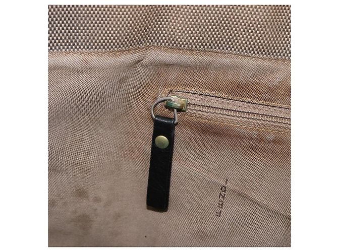 FENDI Tote Bag aus braunem Canvas mit Silber authentisch bs33677 - Ansicht 19