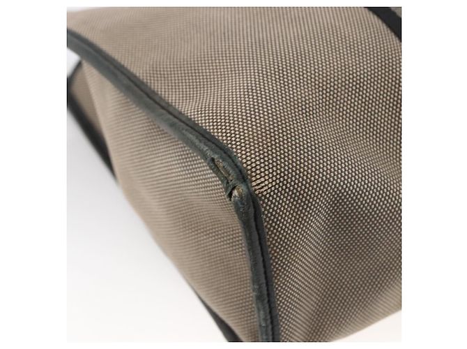 FENDI Tote Bag aus braunem Canvas mit Silber authentisch bs33677 - Ansicht 9