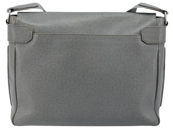 LOUIS VUITTON Borsa a Spalla Taiga Roman MM Grigia Gracie M32623 LV Auth 172661 - vista 2