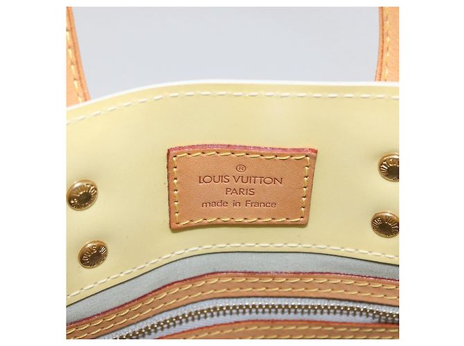 LOUIS VUITTON Borsa a Mano Monogram Vernis Reade PM Perle M91336 LV Auth ki6479 - vista 17