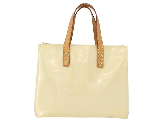 LOUIS VUITTON Borsa a Mano Monogram Vernis Reade PM Perle M91336 LV Auth ki6479 - vista 2