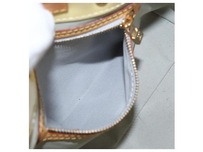 LOUIS VUITTON Borsa a Mano Monogram Vernis Reade PM Perle M91336 LV Auth ki6479 - vista 21