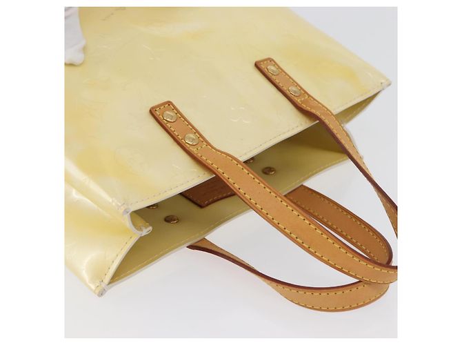 LOUIS VUITTON Borsa a Mano Monogram Vernis Reade PM Perle M91336 LV Auth ki6479 - vista 6