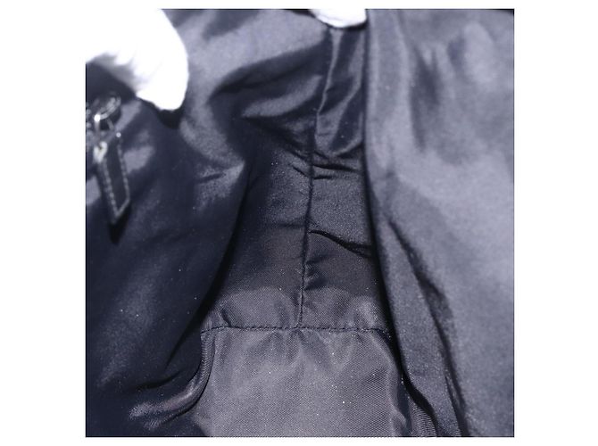 Bolsa de Ombro Guccissima em Lona Preta e Prata da GUCCI 162410 Auth bs33484 Preto - vista 19